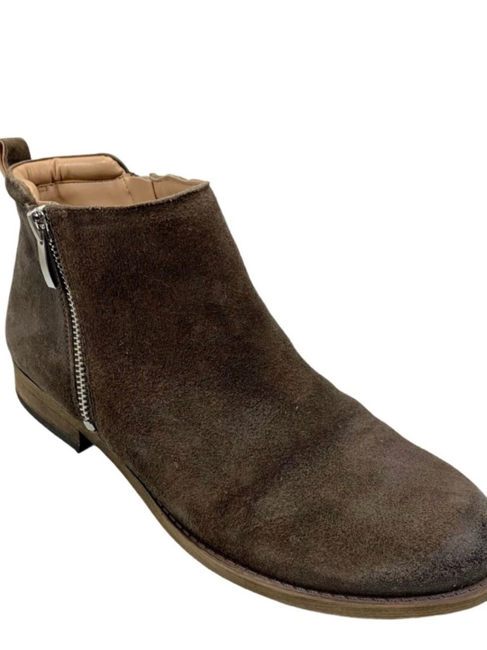 Franco Sarto Suede Keegan Ankle Booties 9